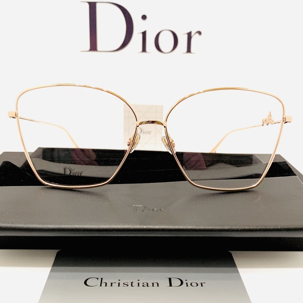 DIOR Glasses Model "Signature01" in Rose Gold - Picture 1 of 7